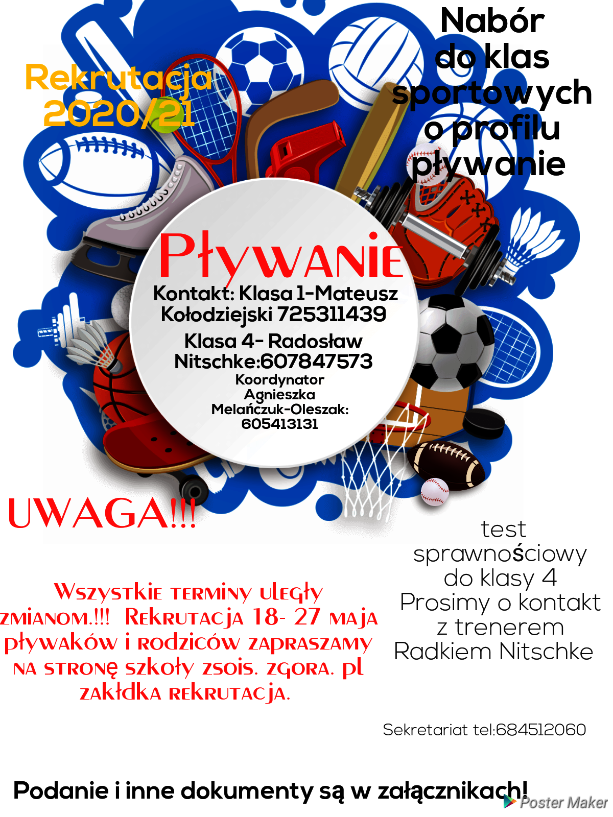 Rekrutacja Pływanie