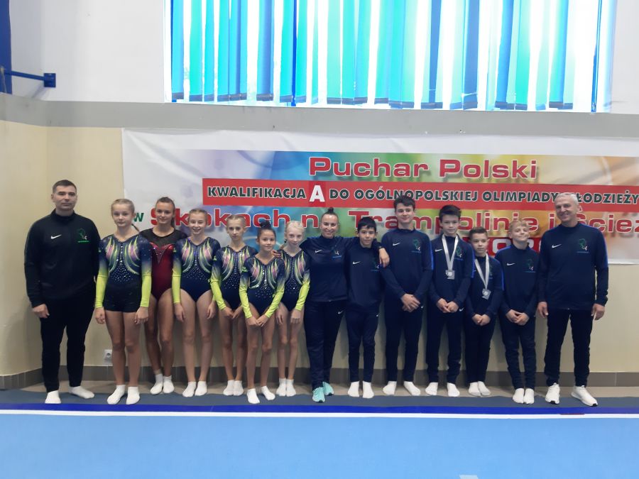 Pierwsze sukcesy naszych Trampolinistów w Pucharze Polski Juniora Młodszego