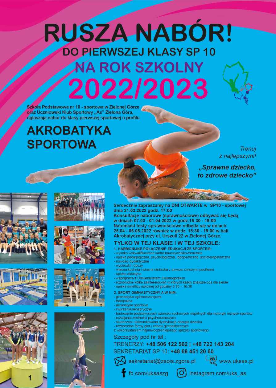 Rekrutacja Akrobatyka 2022/2023