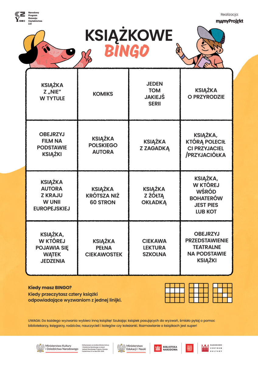 Książkowe BINGO!