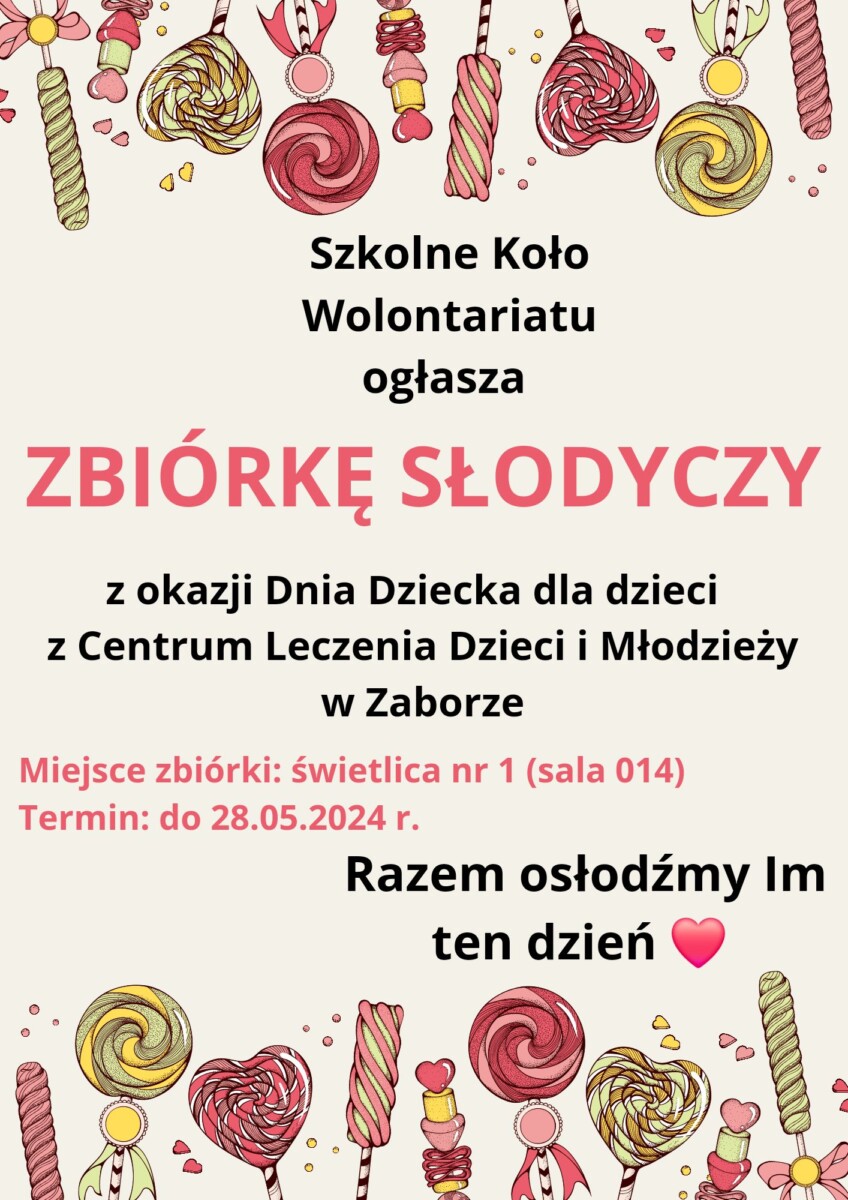 Zbiórka słodyczy