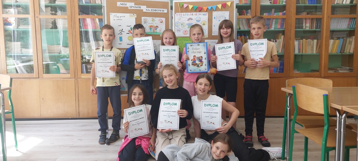 Konkurs ,,Mój sposób na zdrowie" rozstrzygnięty!