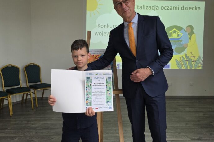 Młodzi Lubuszanie inspirują do zmian w regionie. Konkurs o rewitalizacji rozstrzygnięty - Aleksander Rurkowski uczeń 2B zajął II miejsce